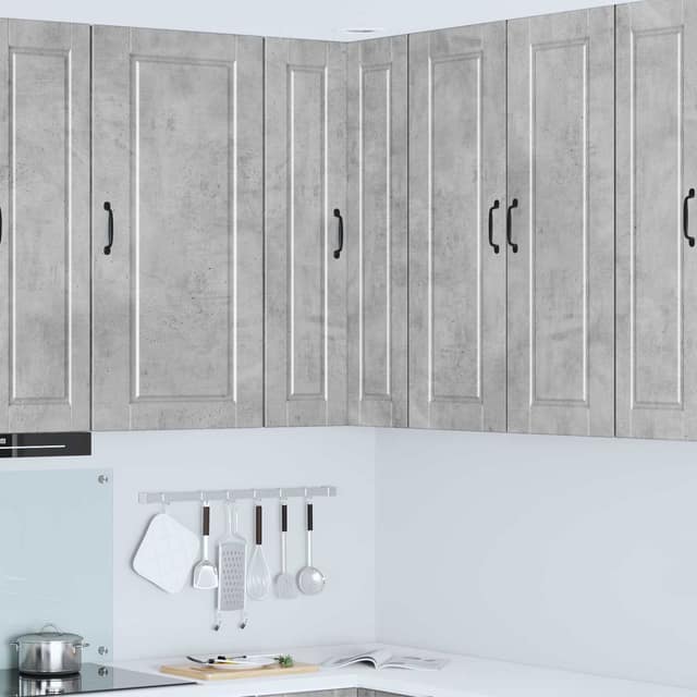 VidaXL Ντουλάπα Γωνίας PORTO Γκρι Σκυροδέματος 57 x 57 x 100 εκ.