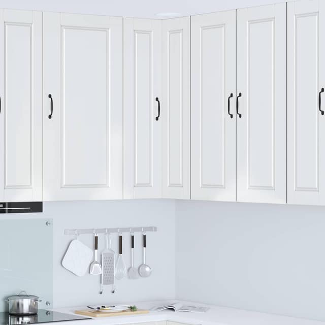 VidaXL Ντουλάπα Γωνίας PORTO Γυαλιστερό Λευκό 57 x 57 x 100 εκ.