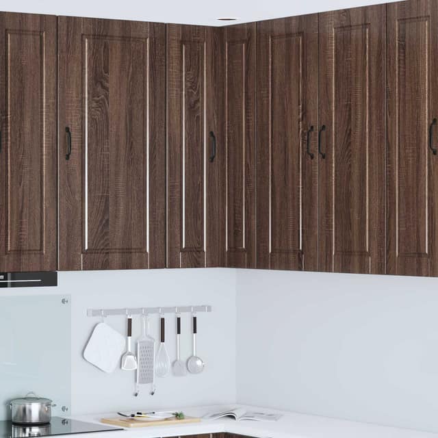 VidaXL Ντουλάπα Γωνίας PORTO Καφέ Ξύλο Δρυός 57 x 57 x 100 εκ.