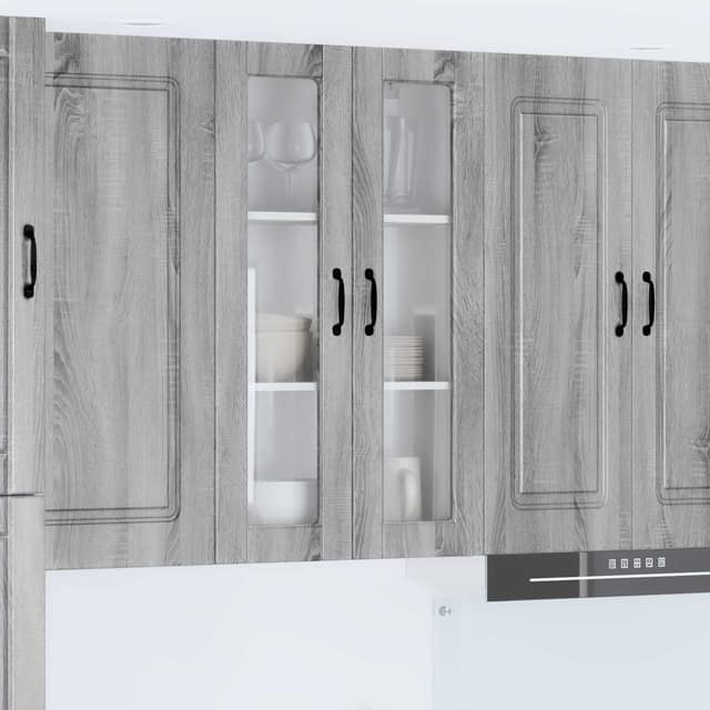 VidaXL Ραφιέρα τοίχου PORTO Γκρι Sonoma 60 x 31 x 100 εκ.