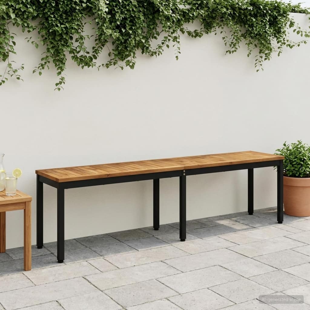 VidaXL Παγκάκι κήπου NAARDEN 161 x 35 x 45 εκ Στερεό Ξύλο Ακακίας