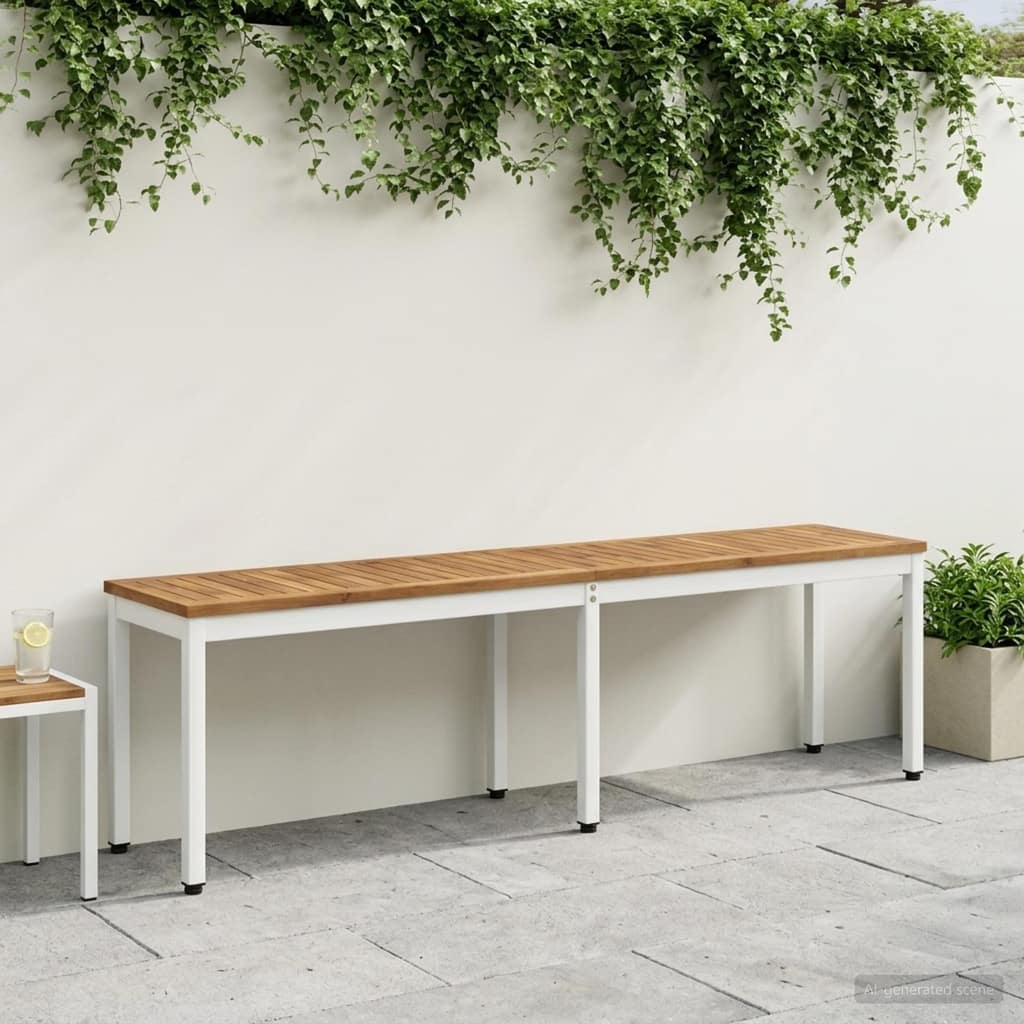 VidaXL Παγκάκι κήπου NAARDEN 161 x 35 x 45 εκ Στερεό Ξύλο Ακακίας