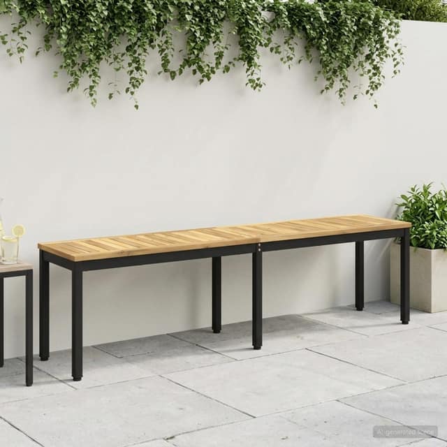 VidaXL Παγκάκι κήπου NAARDEN 161 x 35 x 45 εκ Στερεό Ξύλο Ακακίας