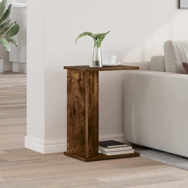 VidaXL End Table Καπνιστό Δρύς 35 x 25 x 50 εκ Επεξεργασμένο Ξύλο