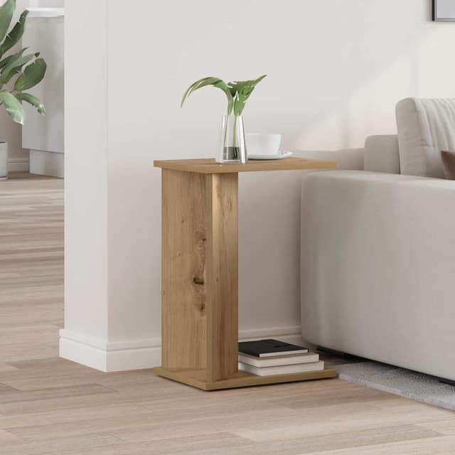 VidaXL End Table Artisan Oak 35 x 25 x 50 εκ Επεξεργασμένο Ξύλο