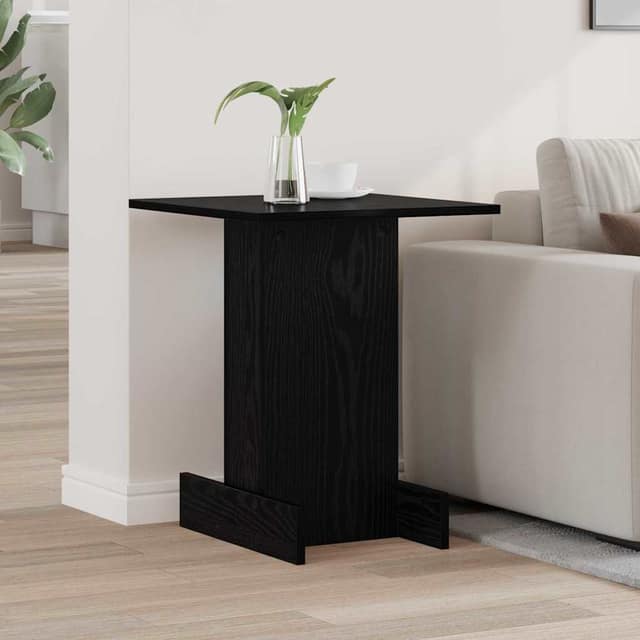 VidaXL End Table Μαύρη Οξυά 44,5 x 45 x 55 εκ Επεξεργασμένο Ξύλο