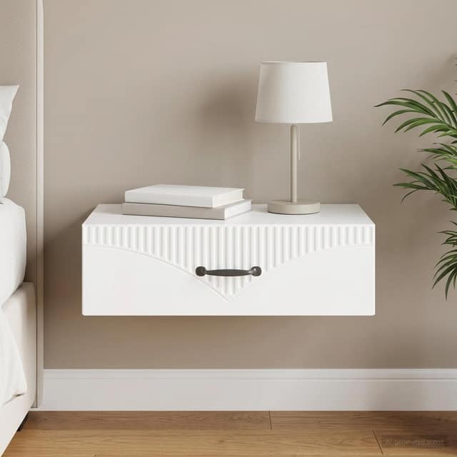 VidaXL Τραπεζάκι Τοίχου 59 x 34,5 x 17 εκ. Επεξεργασμένο Ξύλο