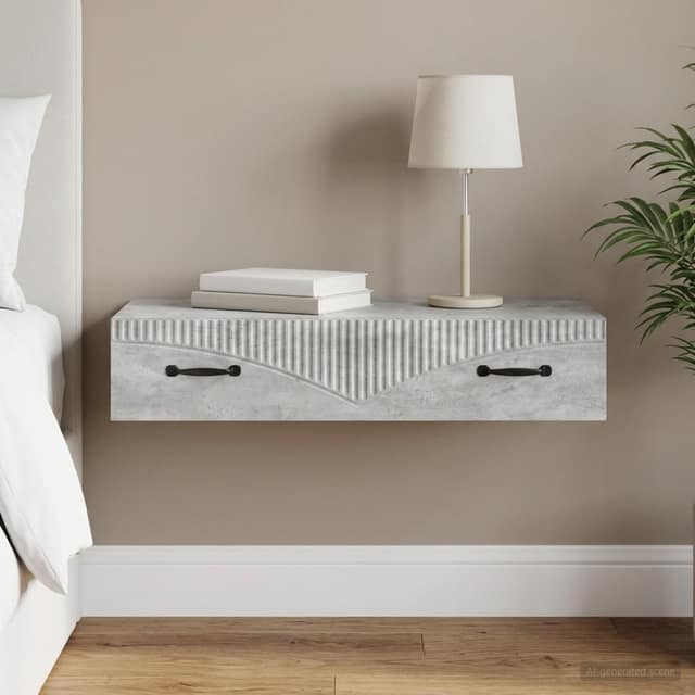 VidaXL Τραπεζάκι Τοίχου 87,5 x 34,5 x 17 εκ. Επεξεργασμένο Ξύλο