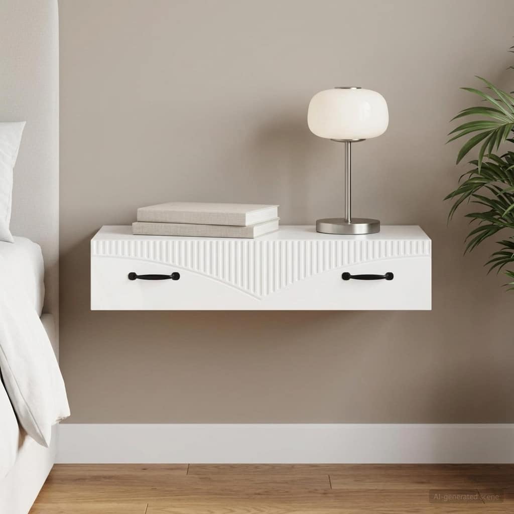 VidaXL Τραπεζάκι Τοίχου 87,5 x 34,5 x 17 εκ. Επεξεργασμένο Ξύλο