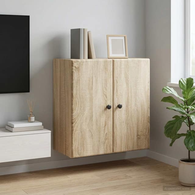 VidaXL Τοίχου Ντουλάπα 59 x 31 x 60 εκ Επεξεργασμένο Ξύλο Sonoma Δρυς