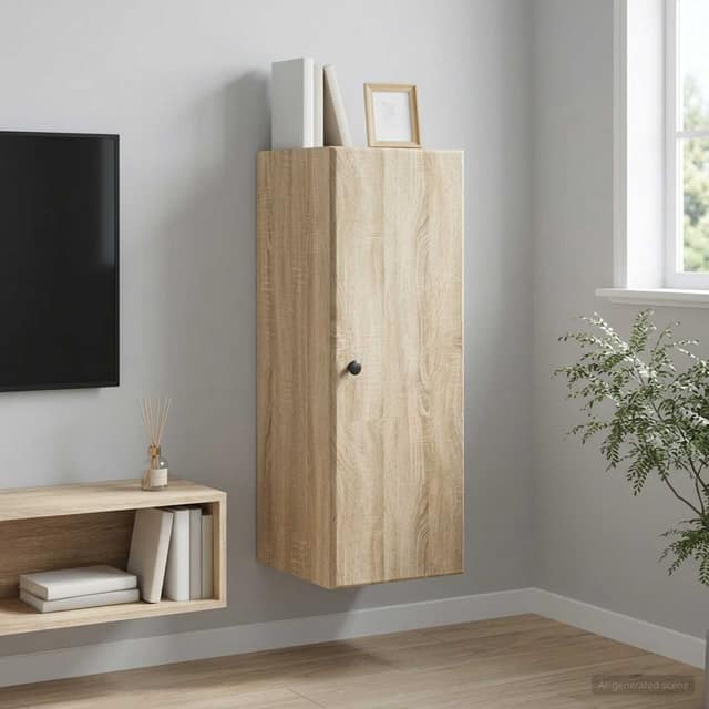 VidaXL Τοίχου Ντουλάπα 33 x 34,5 x 90 εκ Επεξεργασμένο Ξύλο