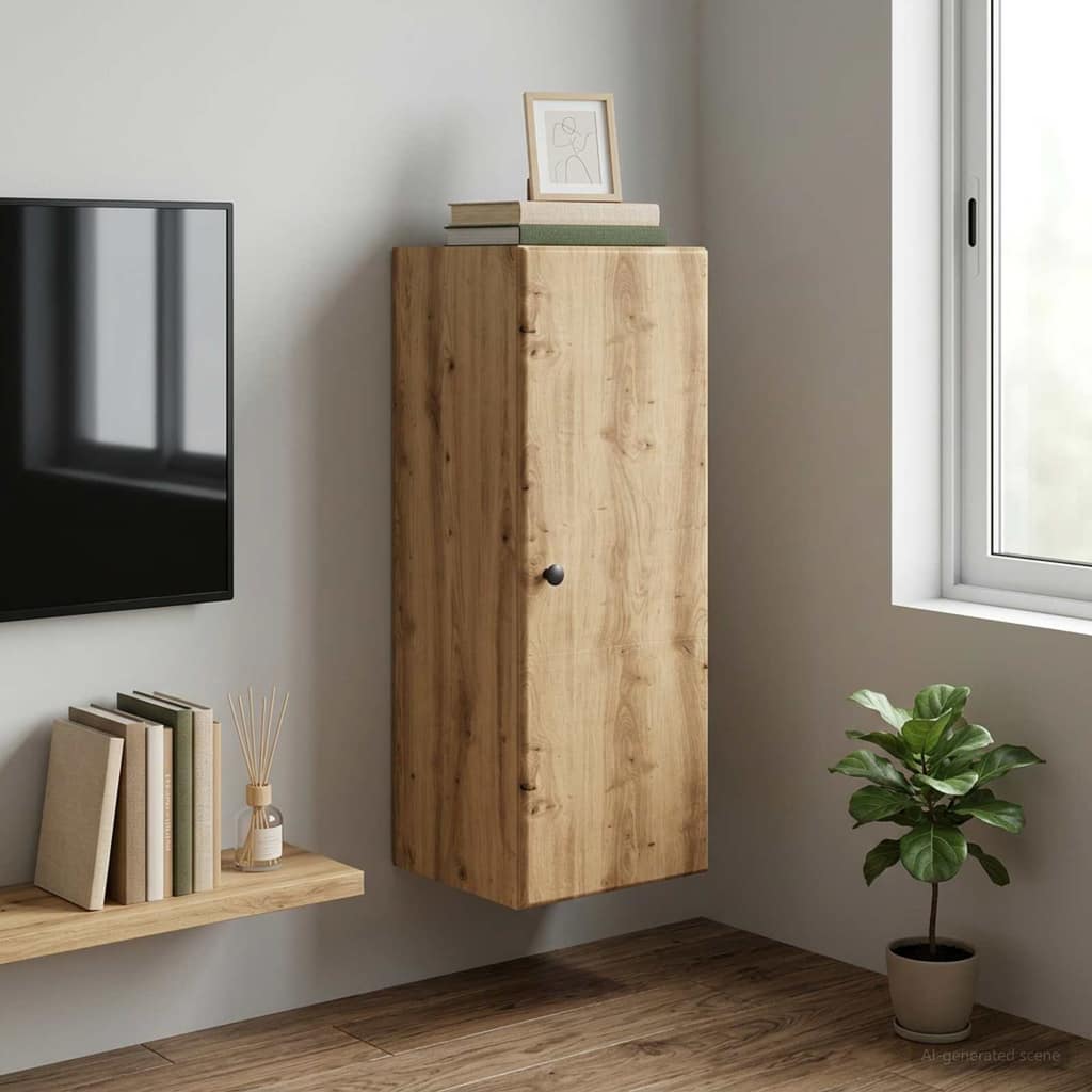 VidaXL Τοίχου Ντουλάπα 33 x 34,5 x 90 εκ Επεξεργασμένο Ξύλο