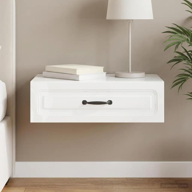 VidaXL Τραπεζάκι Τοίχου 59 x 34,5 x 17 εκ. Επεξεργασμένο Ξύλο
