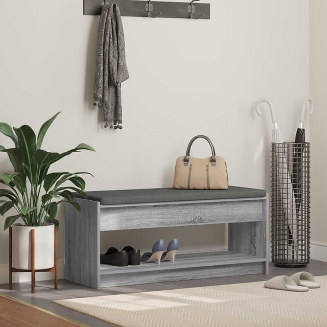 VidaXL Παγκάκι Χαλωρίου Γκρι Σονομά 103 x 38 x 45 εκ