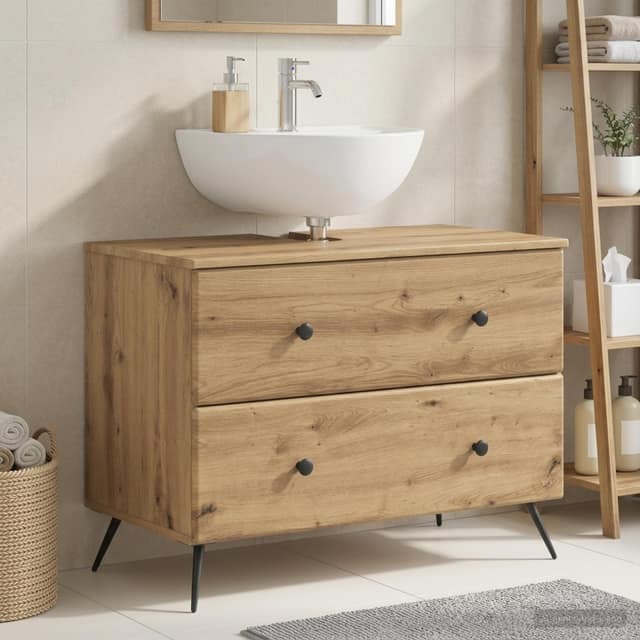 VidaXL Ντουλάπα Νιπτήρα Mπάνιου BREDA Artisan Δρυς 82 x 41 x 59 εκ