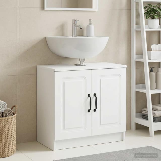 VidaXL Ντουλάπα Νιπτήρα Mπάνιου UTRECHT Λευκό 59,5 x 31,5 x 59 εκ.