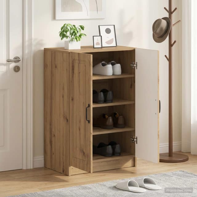 VidaXL Ντουλάπα Παπουτσιών UTRECHT 59,5 x 39,5 x 87 εκ Artisan Δρυς