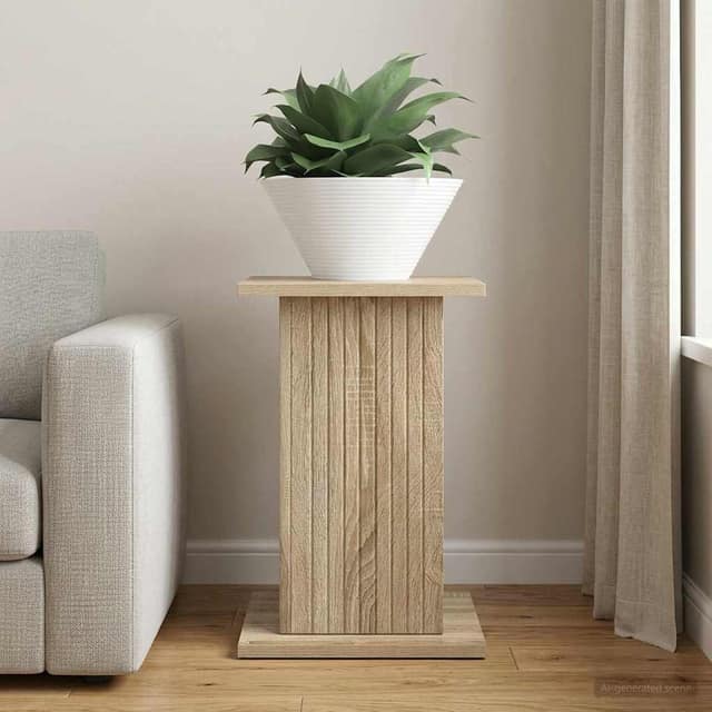 VidaXL Βάση φυτών Sonoma Δρυς 30,5 x 30 x 43 εκ Επεξεργασμένο Ξύλο