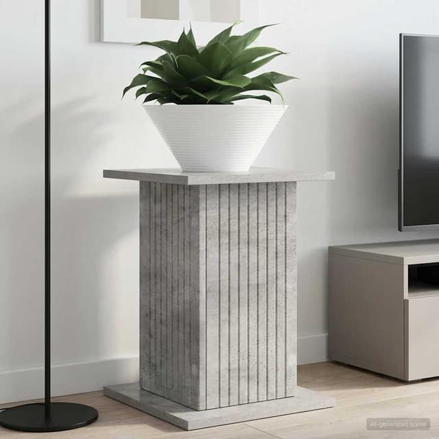 VidaXL Βάση φυτών 2 τμχ. Γκρι Σκυροδέματος 30,5 x 30 x 43 εκ
