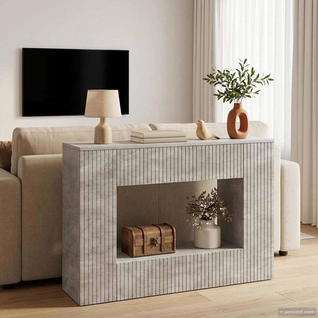 VidaXL Τραπέζι κονσόλας Σκυρόχρωμο Γκρι 101 x 29 x 74 εκ.