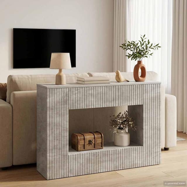 VidaXL Τραπέζι κονσόλας Σκυρόχρωμο Γκρι 101 x 29 x 74 εκ.