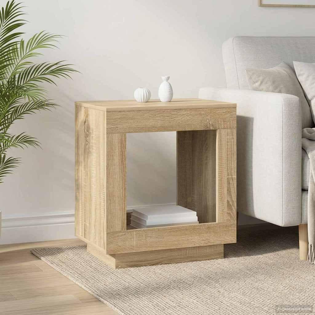 VidaXL Τραπεζάκι Πλευράς Sonoma Δρυς 60 x 40 x 65 cm