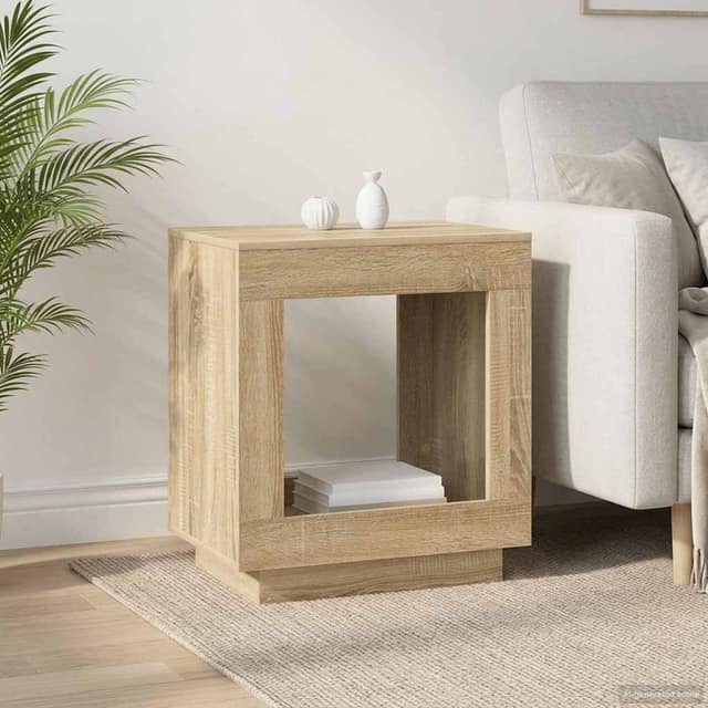 VidaXL Τραπεζάκι Πλευράς Sonoma Δρυς 60 x 40 x 65 cm