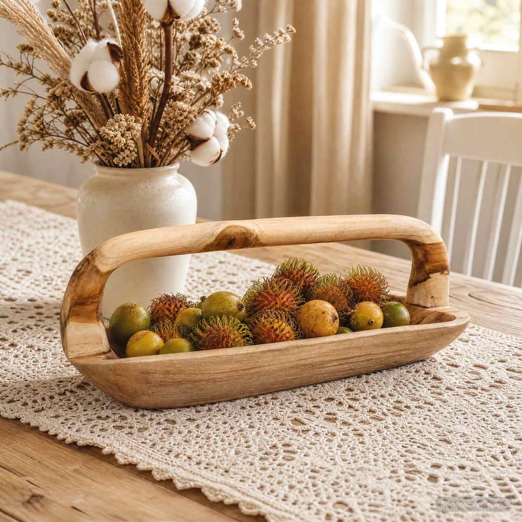 VidaXL Κάδος Φρούτων JEPARA Καρυδί 61 x 21 x 21 cm