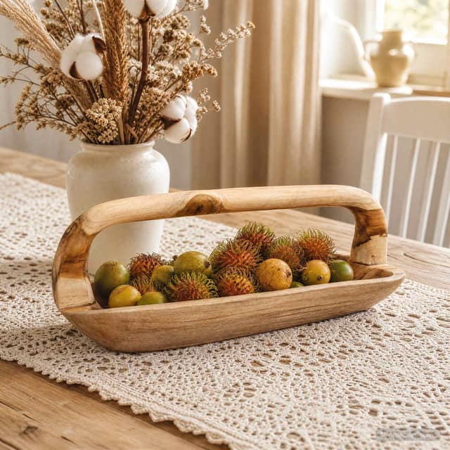 VidaXL Κάδος Φρούτων JEPARA Καρυδί 61 x 21 x 21 cm