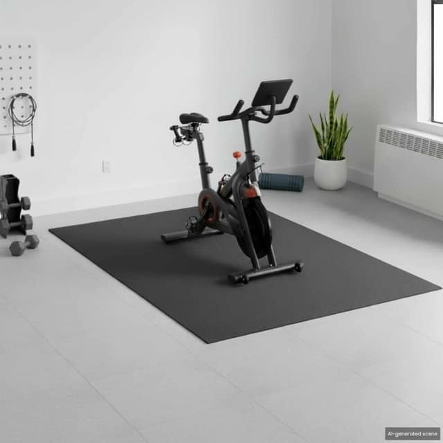 VidaXL Ματ Προστασίας Αθλητισμού Μαύρο 213 x 152 x 0,6 εκ