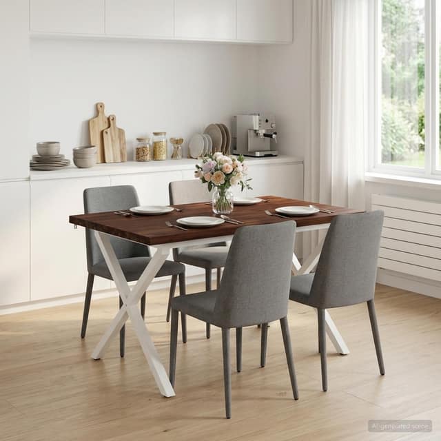 VidaXL Τραπέζι Φαγητού με Ζωντανό Χείλος 90 x 55 x 75 εκ.