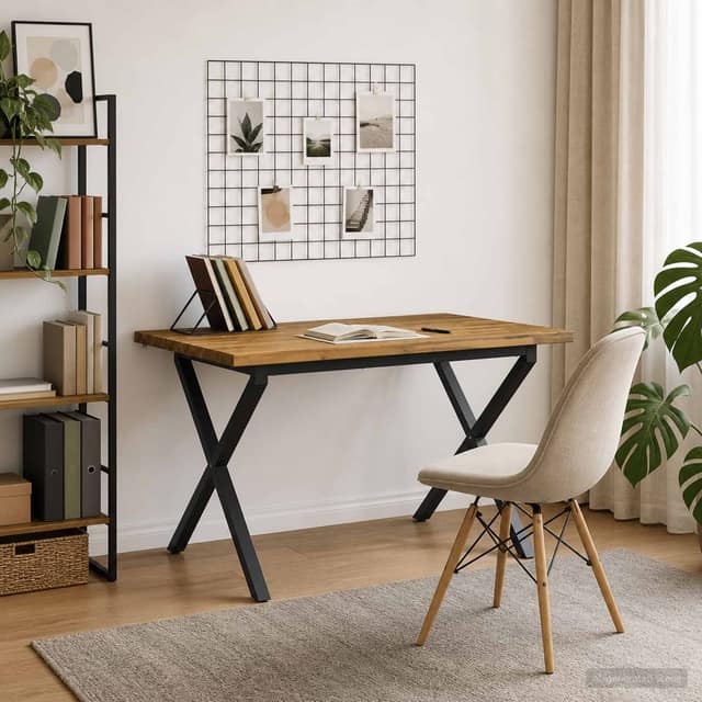 VidaXL Τραπέζι Φαγητού με Ζωντανό Χείλος 90 x 55 x 75 εκ.