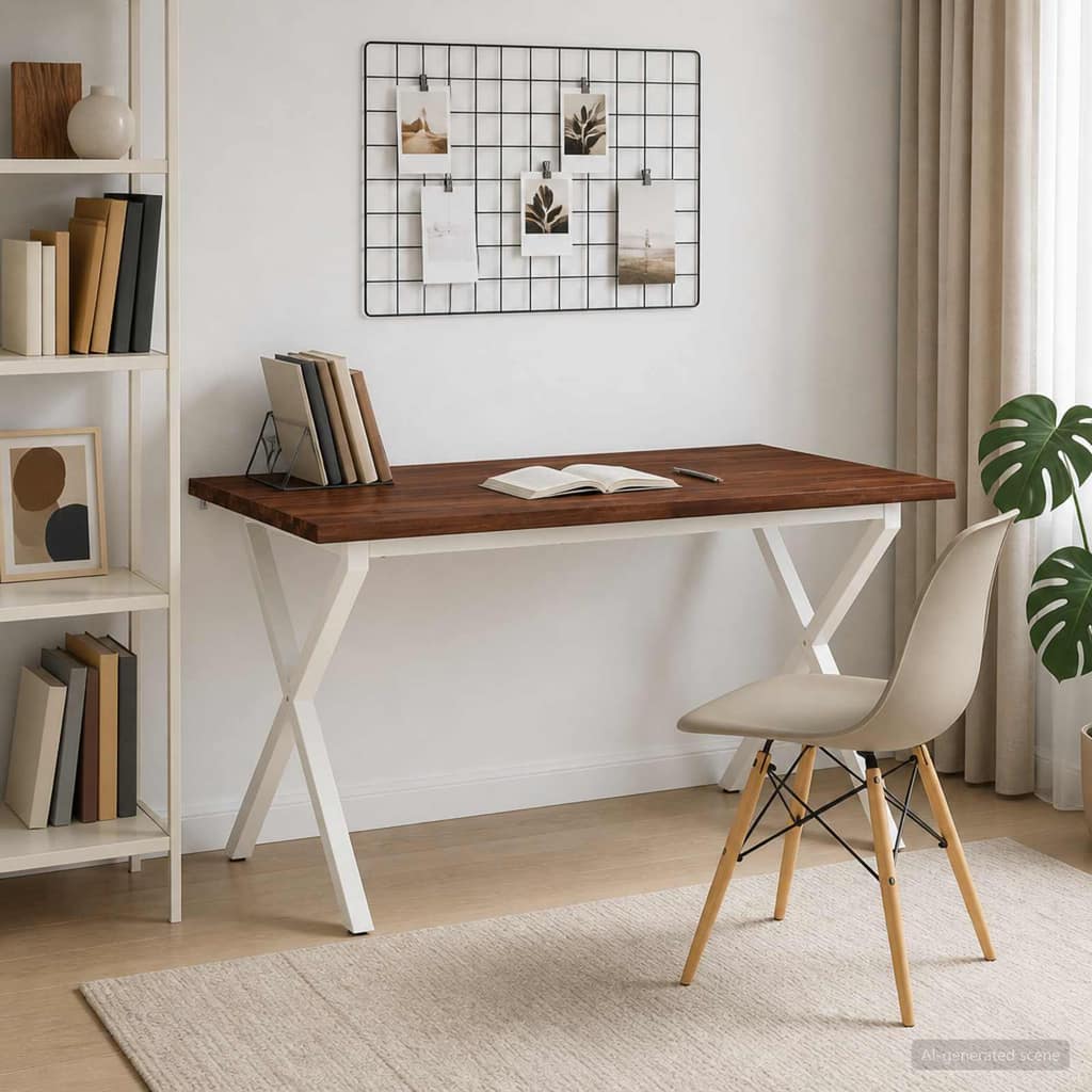 VidaXL Τραπέζι Φαγητού με Ζωντανό Χείλος 140 x 90 x 75 εκ.