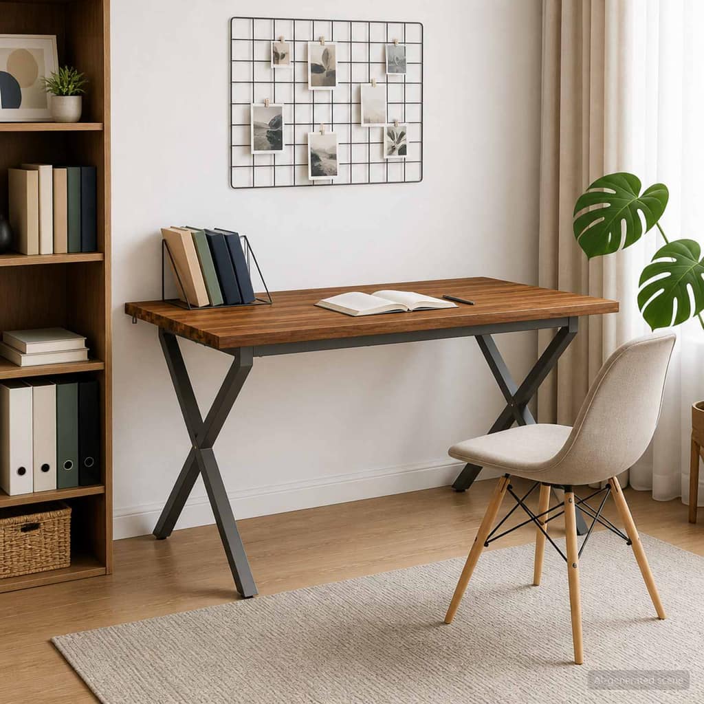 VidaXL Τραπέζι Φαγητού με Ζωντανό Χείλος 140 x 80 x 75 cm