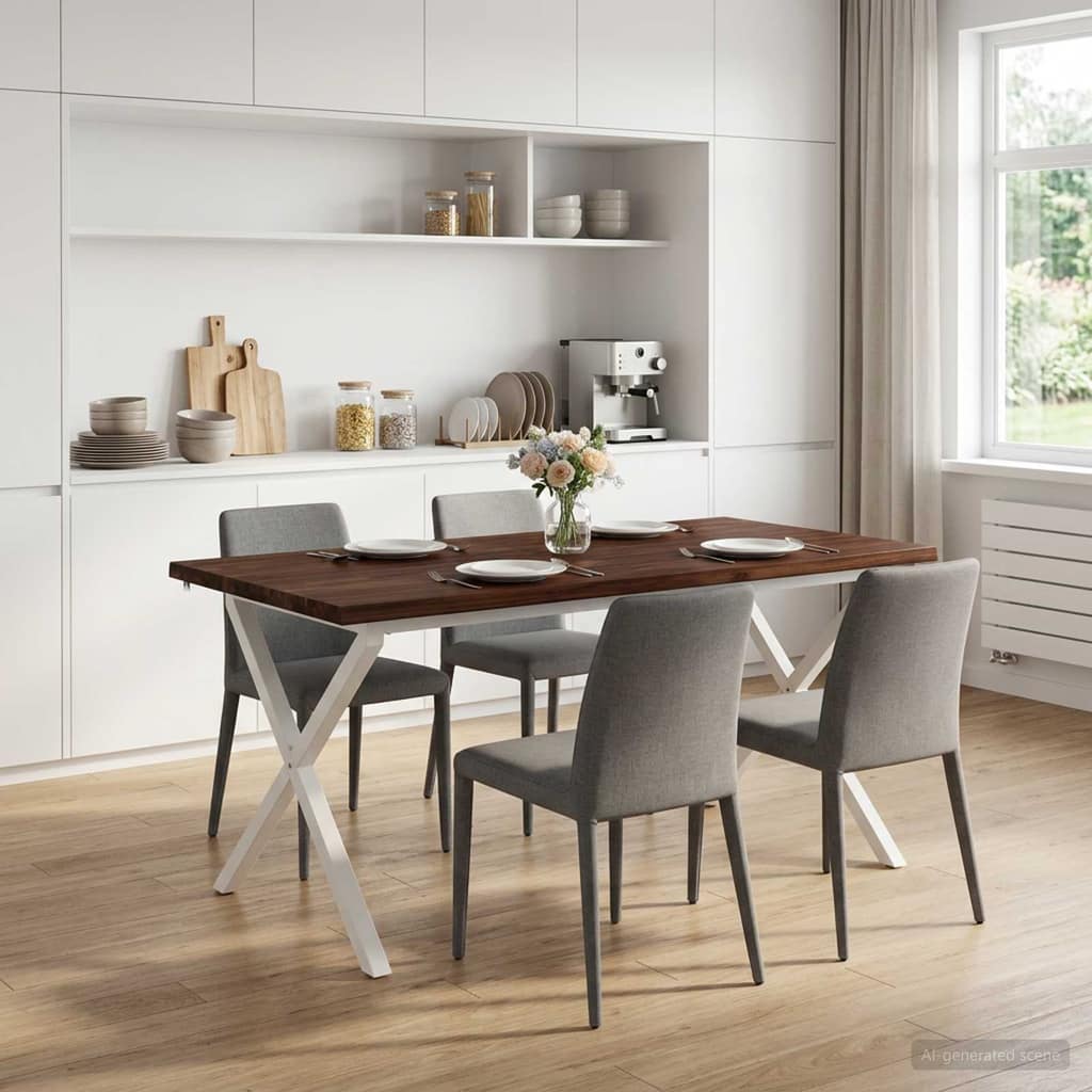 VidaXL Τραπέζι Φαγητού με Ζωντανό Χείλος 160 x 70 x 75 εκ.