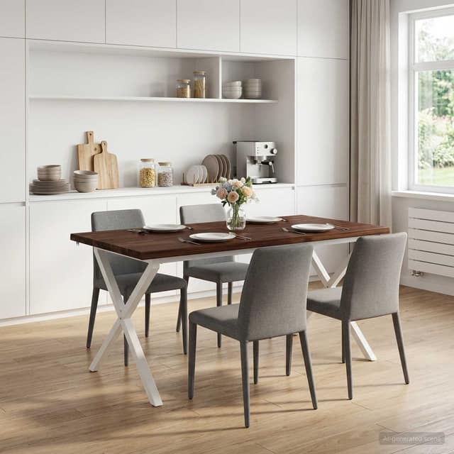 VidaXL Τραπέζι Φαγητού με Ζωντανό Χείλος 160 x 70 x 75 εκ.