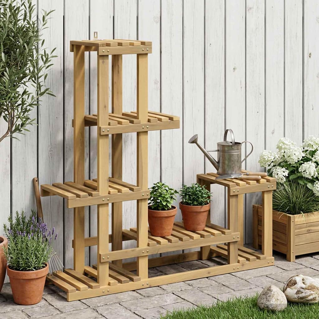 VidaXL Βάση φυτών Λευκός Χρωματισμός 93,5 x 25 x 91,5 εκ.