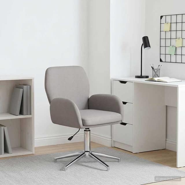 VidaXL Γυροσκοπική Καρέκλα Γραφείου Ύφασμα 54 x 58 x 90 εκ. Taupe