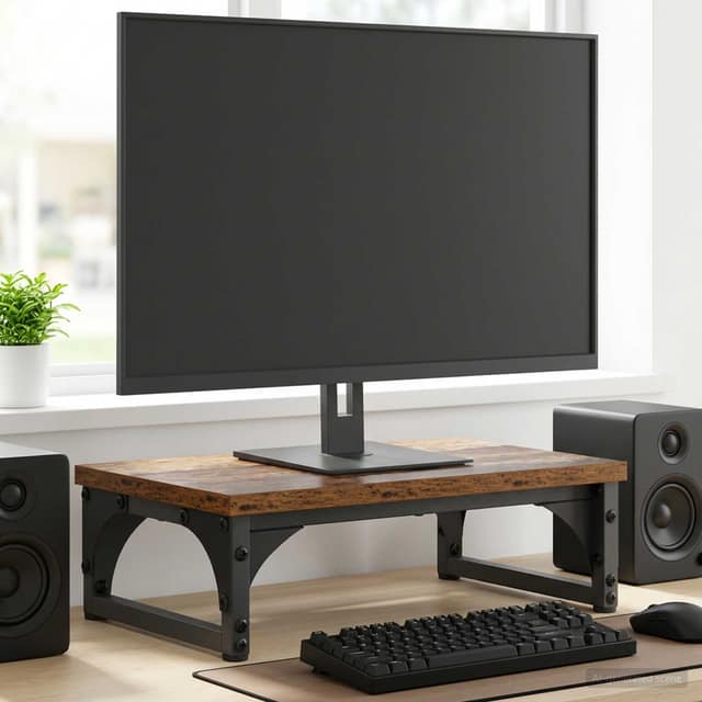 VidaXL Βάση Μόνιτορ Παλαιωμένο ξύλο 37 x 23 x 14 cm Επεξεργασμένο Ξύλο