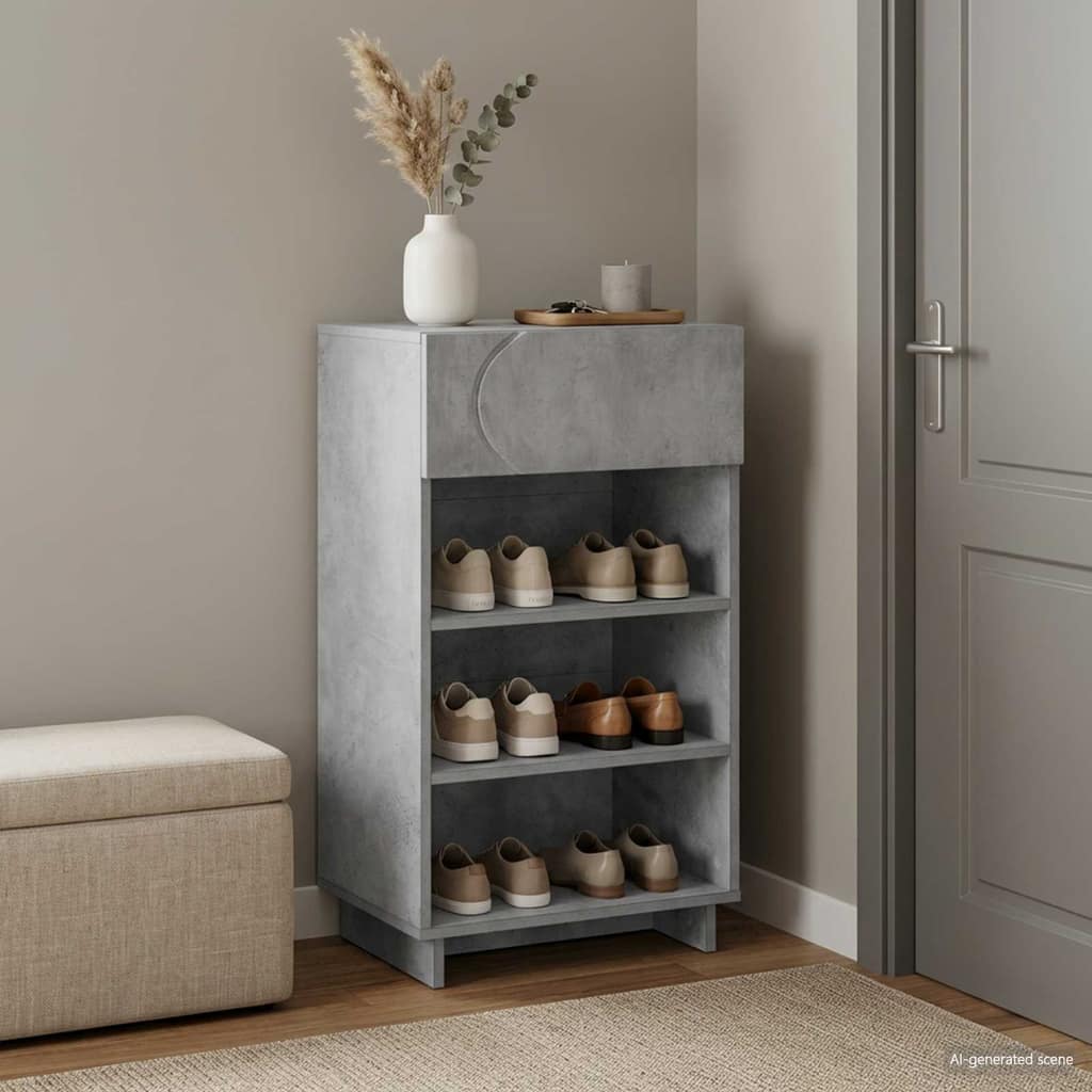 VidaXL Παπουτσοθήκη 48 x 38 x 87,5 εκ. Επεξεργασμένο ξύλο