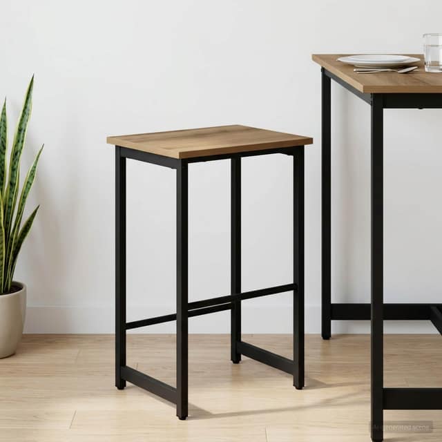 VidaXL Μπαρ σκαμπό Artisan Δρυς 40 x 32 x 64 εκ Επεξεργασμένο Ξύλο