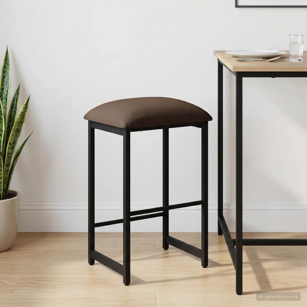 VidaXL Μπαρ σκαμπό Taupe 40 x 32 x 74 εκ Επεξεργασμένο Ξύλο