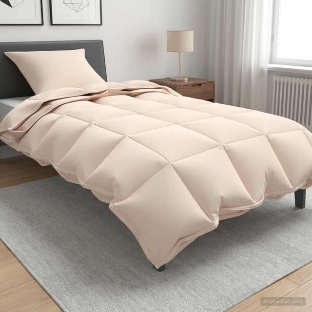 VidaXL Πάπλωμα 135 x 220 cm Όλες οι εποχές 150 gsm + 250 gsm