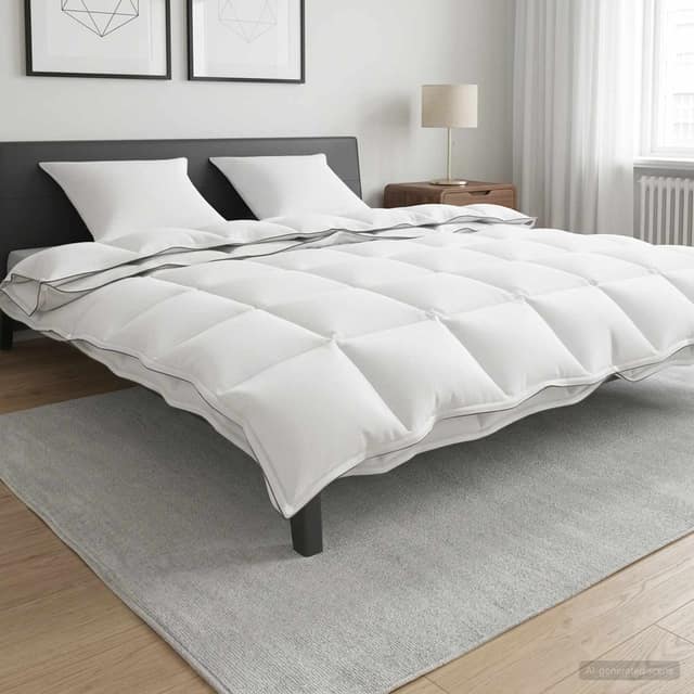 VidaXL Πάπλωμα 240 x 220 cm Όλες οι εποχές 150 gsm + 250 gsm