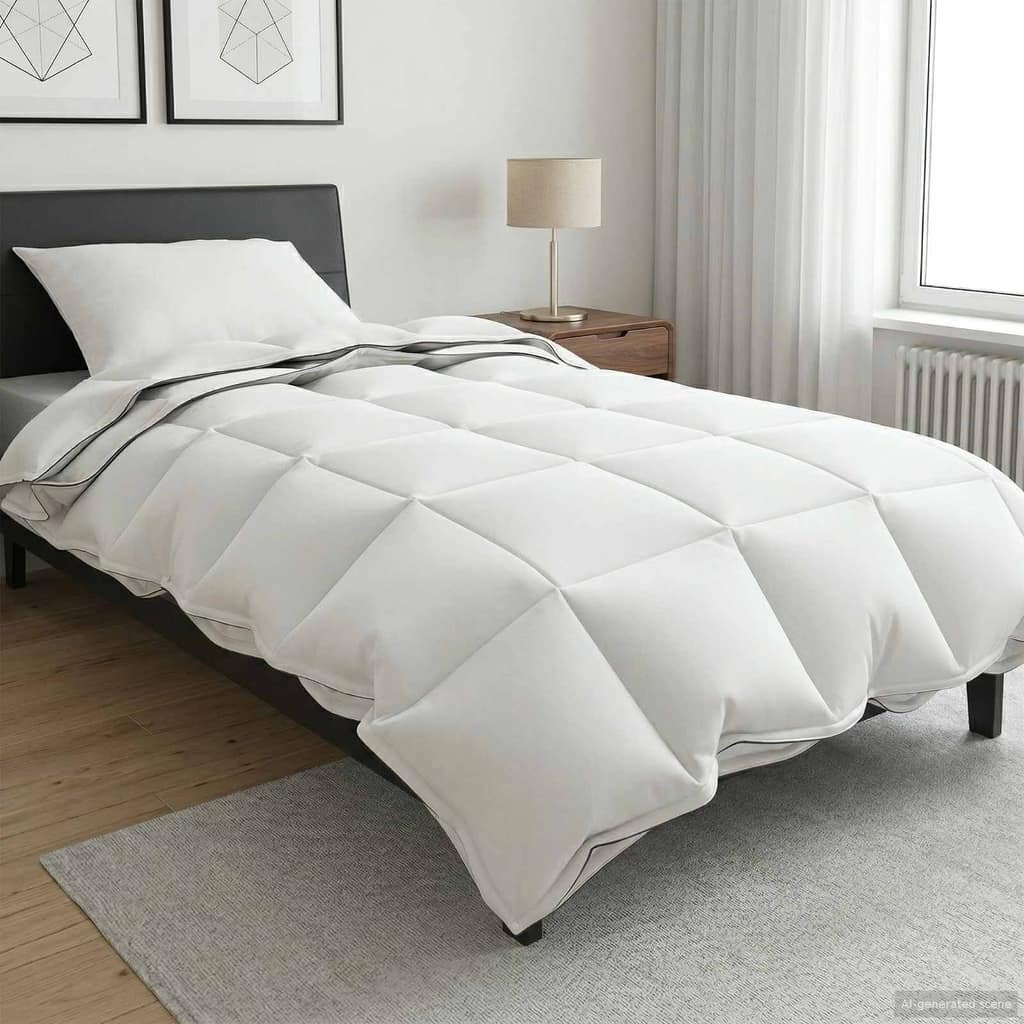 VidaXL Πάπλωμα 135 x 220 cm Όλες οι εποχές 150 gsm + 250 gsm