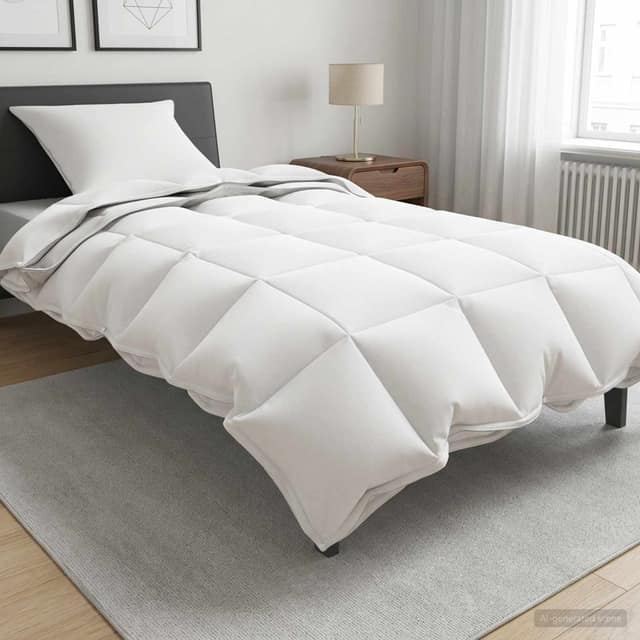 VidaXL Πάπλωμα 140 x 200 cm Όλες οι εποχές 150 gsm + 250 gsm