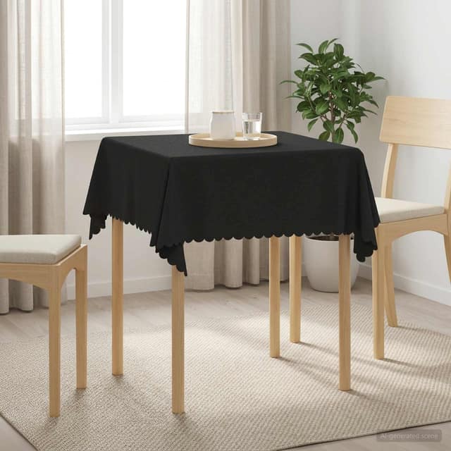VidaXL Ύφασμα Τραπέζης 5 τμχ. Σκούρο Γκρι 140 x 140 cm Ορθογώνιος