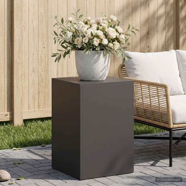 VidaXL Βάση φυτών Μαύρο 40 x 40 x 60 cm Ατσάλι
