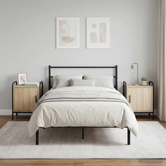 VidaXL Κομοδίνο 2 τμχ. Sonoma Δρυς 40 x 30 x 50 cm Επεξεργασμένο Ξύλο