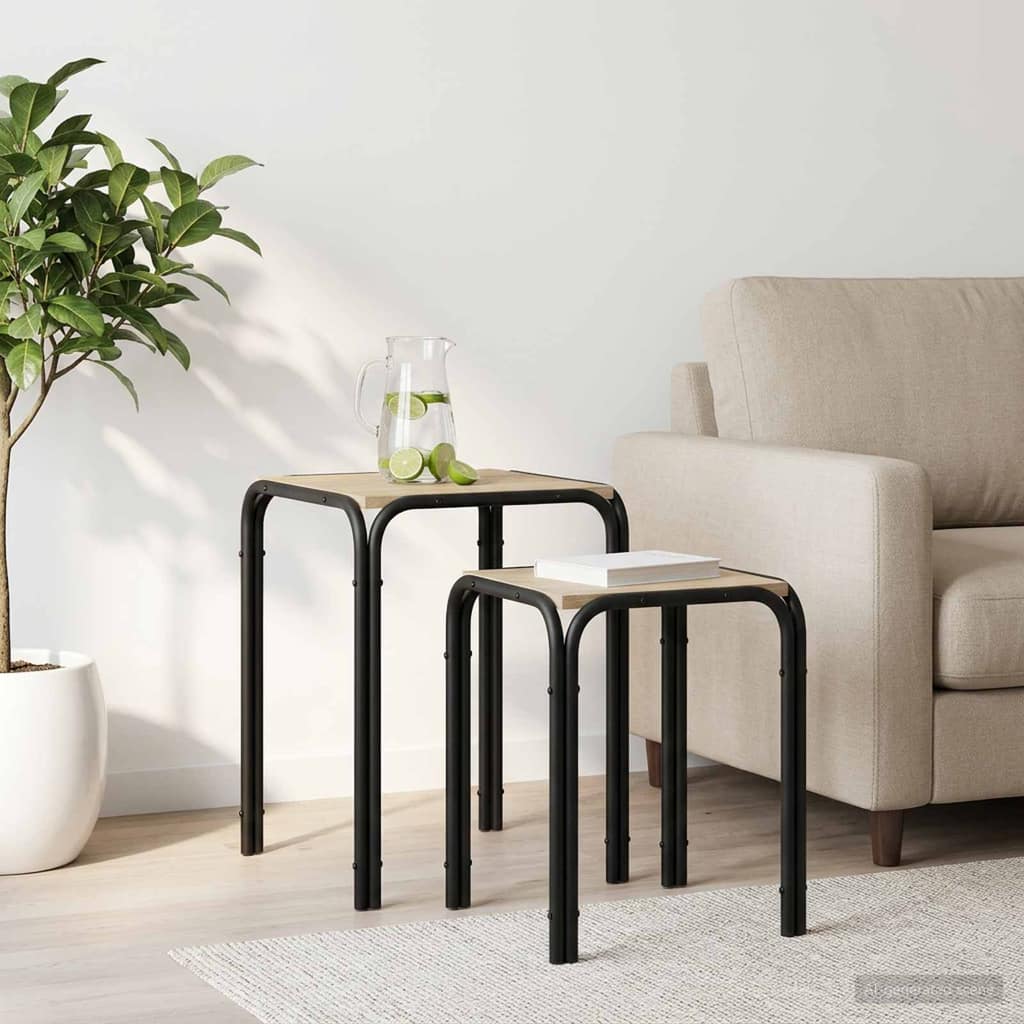 VidaXL Τραπεζάκι Πλευράς Sonoma Δρυς 41 x 40 x 50 εκ